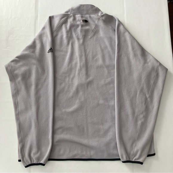 Adidas’s Gray Pullover fleece 3 quarter Zip Size: Men's 2XL Excellent Condition - Picture 4 of 14